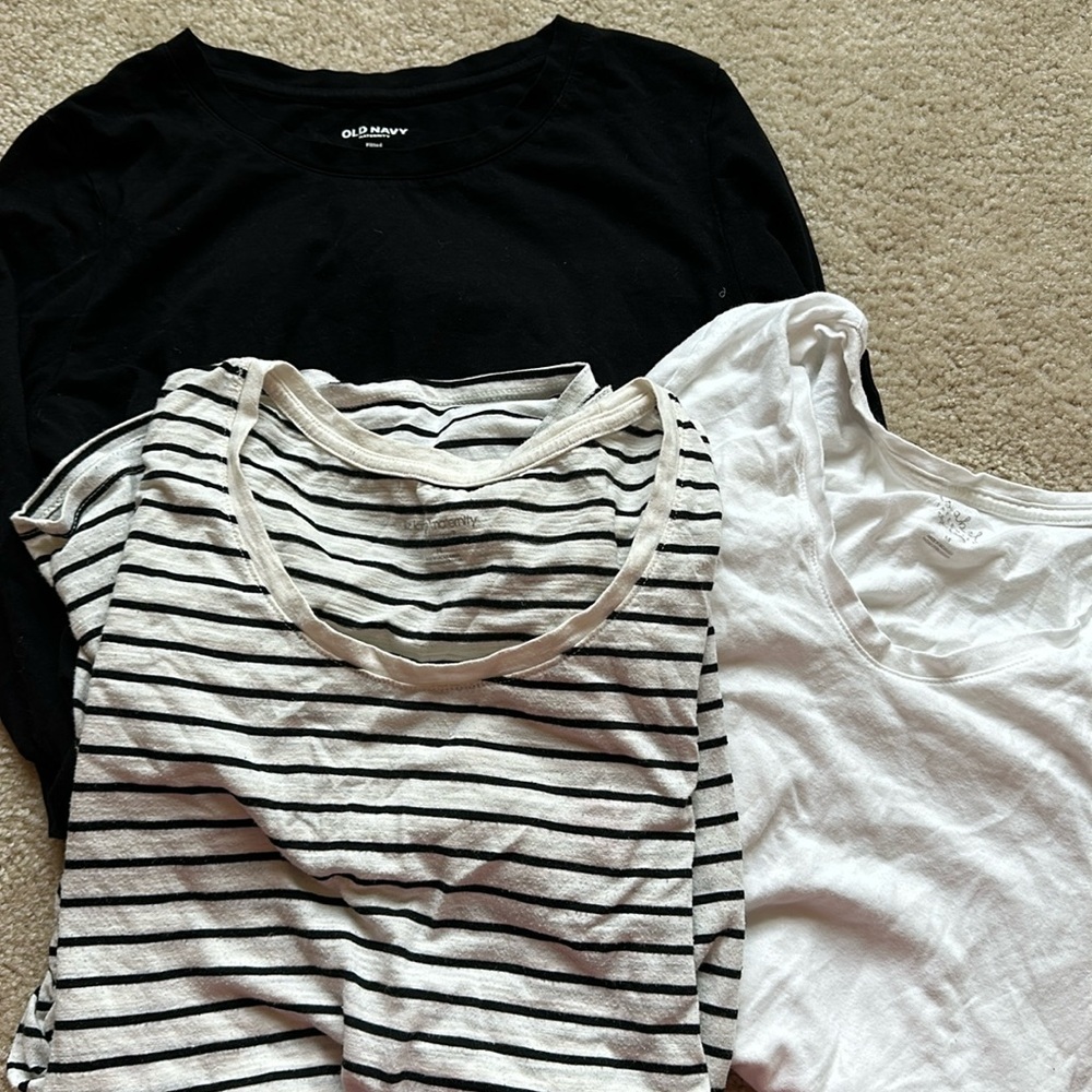 Maternity long sleeve tees